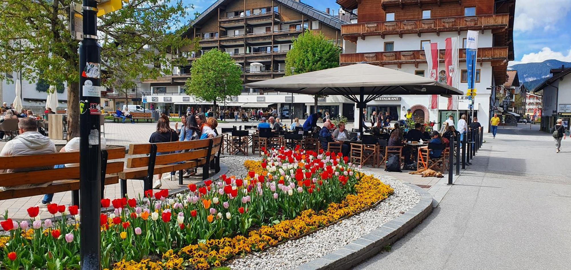 Mountain Motel Leutasch Bagian luar foto
